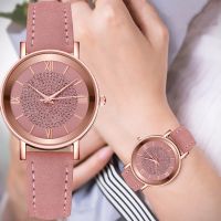 "{Relojes Para Mujer นาฬิกานาฬิกาควอตซ์นาฬิกาสตรีหรูหราสายหนังหน้าปัดลำลองสายคล้องนาฬิกา Bayan Kol Saati