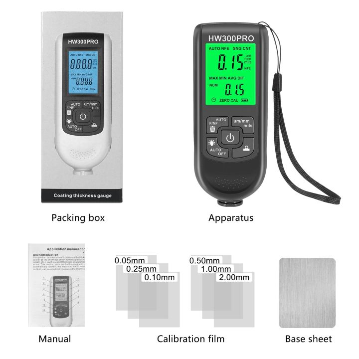 hw-300pro-car-paint-coating-thickness-gauge-car-paint-electroplate-metal-coating-thickness-tester-meter-0-2000um-fe-amp-nfe-probe