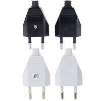 2 Pcs German Type European Pin Plugs Network Cables 2.5A 220V Electric Contact