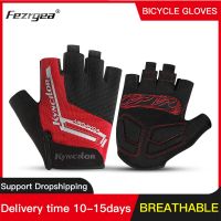 Outdoor Cycling Half-Finger Gloves Sports Fitness Men And Women Breathable Non-Slip Short-Finger Cycling Gloves New Products