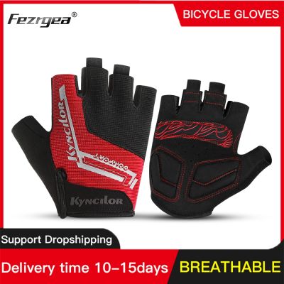 hotx【DT】 Outdoor Cycling Half-Finger Gloves Men And Breathable Non-Slip Short-Finger New Products