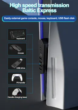 PS5 USB HUB, USB HUB Adapter for PS5, 4 Port USB Hub for PS5 – ECHZOVE