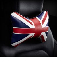 Union Jack Car Seats Neck Pillow For MINICooper S JCW F54 F55 F56 F57 F60 R55 R56 R58 R60 R61 Car Headrest Neck Pillow Interior Seat Cushions