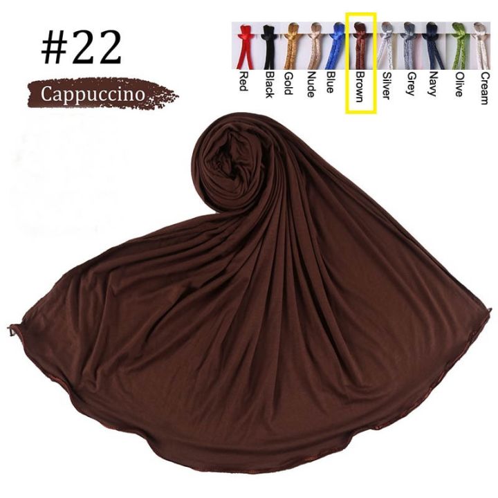 cw-cotton-stretchy-plain-jersey-hijab-scarf-with-colored-lines-nertherlands-muslim-shawls
