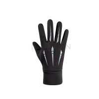 【CW】 men  39;s Women  39;s touch screen warm outdoor bicycle motorcycle windproof skid finger