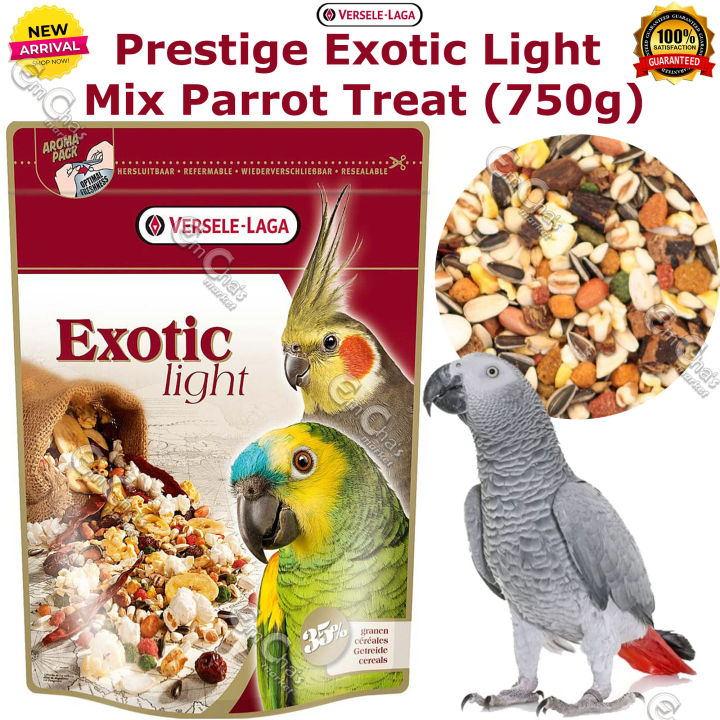 Prestige Exotic LIGHT Mix Expert 750g (brd) Parrot Treats Bird Food Parrot Food Cockatiel