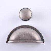 Ancient Silver Bathroom Furniture Door Handles Wardrobe Cupboard Cabinet Knobs Drawer Pulls Vintage Kitchen Accessory