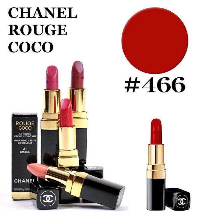 Son Rouge CoCo Chanel Màu 466 Carmen Màu đỏ truyền thống