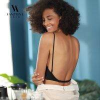 Clarissali VANZTINA Backless Bras for Shipping Low Back Padded  Bralette Seamless Size