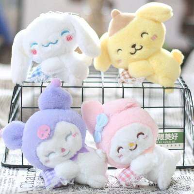 ตุ๊กตายัดไส้ Jason Sanrio Kuromi Melody Cinnamoroll Purin พร้อมหมอน ของเล่นสําหรับเด็ก