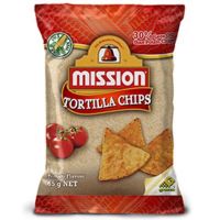 ?(แพ็ค2)?มิชชั่นตอร์ติญ่าชิพส์รสมะเขือเทศ 170 กรัม/Mission Tomato Flavoured Tortilla Chips 170g