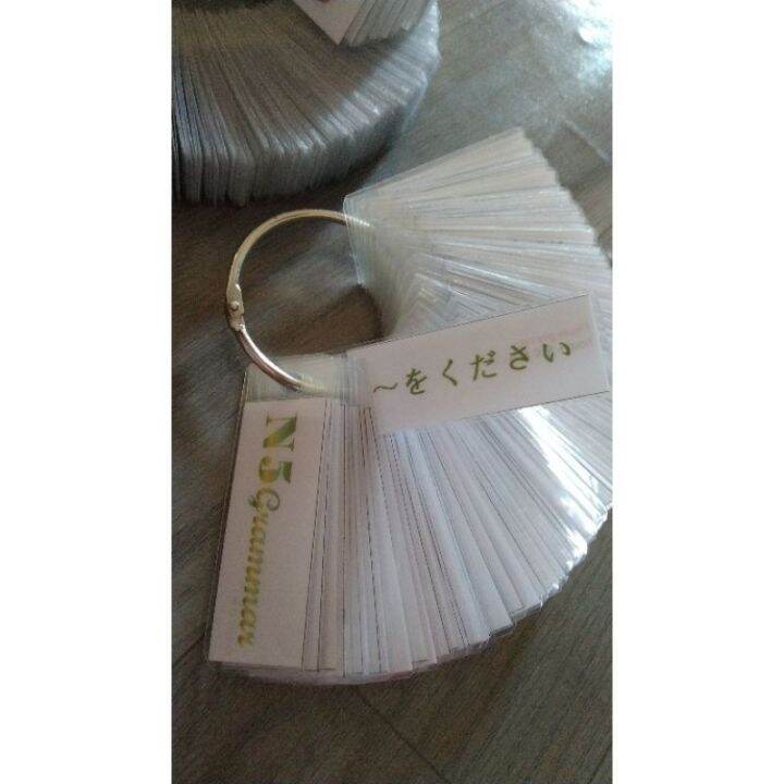 【COD】ab862252sdwf7 JLPT N5 Grammar/ Sentence Pattern Flashcards Lazada PH