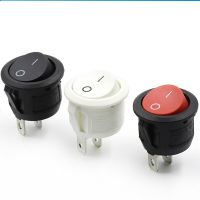 Push Button Circle Rocker Smart Switch Pin Position 250V Snap-in Light On Off On Smart Eletronics Switches Waterproof Cap Cover