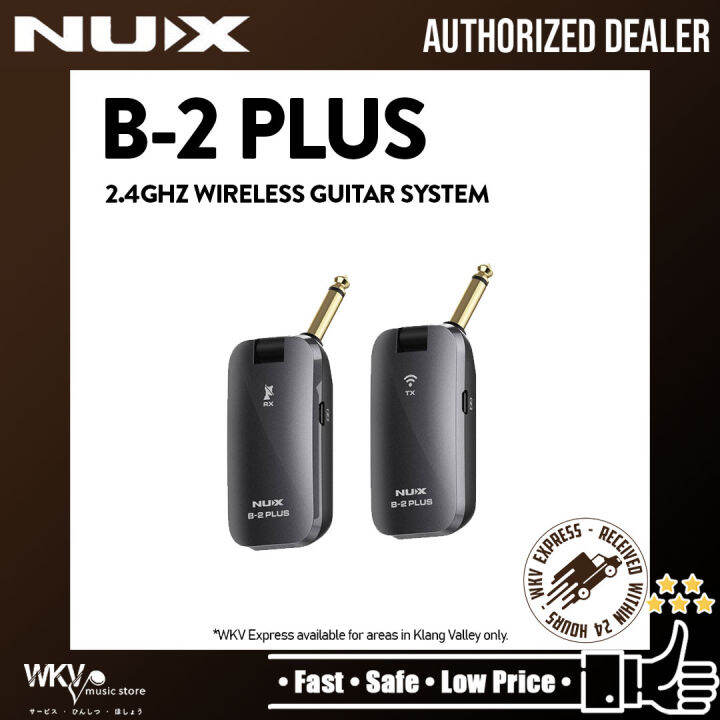 NUX B-2 PLUS 2.4GHz Guitar And Bass Wireless System (B2 / B2PLUS) | Lazada