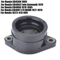 ท่อไอดีอะแดปเตอร์คาร์บูเรเตอร์สำหรับ Honda CB450N CB400N CB400A Automatk คู่ CB400T I/ii HAWK 16211-413-000