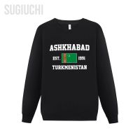 Men Women Hoodies Turkmenistan EST.1991 Ashkhabad Capital Hoodie Pullover Sweatshirts O-Neck Hip Hop Style Cotton Unisex