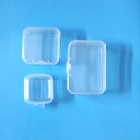bjh☾  10PCS plastic transparent packaging box parts storage hardware gear jewelry earplugs box