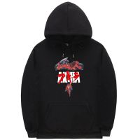 Classic Retro Japanese Anime Akira Synthwave Print Hoodie Sweatshirt Men Fashion Cartoon Manga Streetwear Male Pullover Size XS-4XL