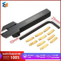 Wrench Lathe Holder Cutter L shape Kit 12*12mm 10Pcs MGMN200 Carbide Inserts Blade Grooving