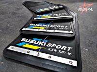 บังโคลนรถยนต์ ลาย SUZUKI SPORT เพลทเงินอลูมิเนียม