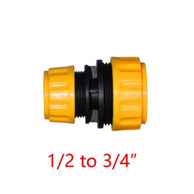 Garden Irrigation Hose Repair 1/2 To 3/4 To 1" Reducing Connector