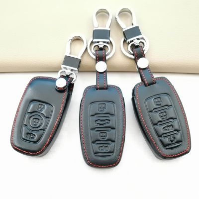 ◄♠❉ 100 Leather Car Key Case Cover For Great Wall Haval H1 H2 H5 H6 Coupe H7 H8 H9 C50 Hoist Protection Key Shell Skin Bag
