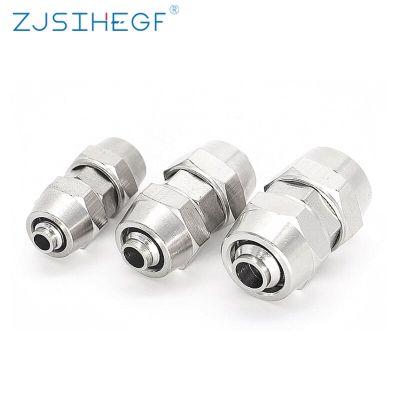 PU PG in Brass Pneumatic Quick 4 6 8 10 12 14 16MM  Straight Type Push For Air Pipe Qucik Connector Pipe Fittings Accessories