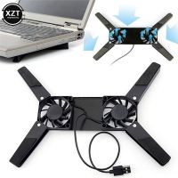 【cw】 New Rotatable USB Cooling 2 Fans Cooler Notebook Computer for 10-17 quot; Laptop Peripherals XNC 【hot】