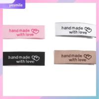 YESMILE ผ้าผ้าทอ ทำด้วยมือด้วยความรัก สีผสมกัน ปกเสื้อเสื้อผ้า การทำสร้อยคอ ป้ายผ้าทอ การทำหัตถกรรมเครื่องประดับ