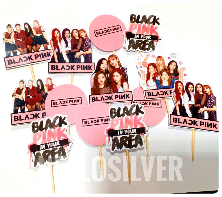 Blackpink Kpop Cup cake toppers | Lazada