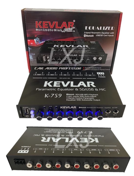 kevlar-ปรีแอมป์คาราโอเกะรถยนต์-mp3-มีช่องเสียบไมค์2ช่อง-มีusb-sd-มี-bluetooth-รุ่น-m-759