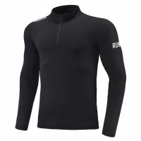 【New】Men Fitness Sport Uniform Long Sleeve Compression Tshirt GYM Male Running Sweatshirt Tops Bodybuilding Tee Homme Outdoor Clothes