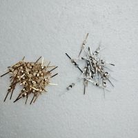 200pcs/lot Copper Butterfly Metals Bow tie pin Connectors Tie Clips Lamp Parts Connector Chandelier crystal connecting pin