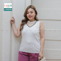 (LX0279) เสื้อแขนสั้น สาวอวบ เสื้อแขนกุด แต่งตาข่ายด้วยผ้าซีทรูช่วงคอ เนื้อผ้ายืดได้เยอะ สวมใส่สบาย เสื้อผ้าพลัสไซส์ เสื้อผ้าสาวอวบ คุณภาพพรีเมี่ยม เสื้อ ยืด สาว อวบ เสื้อ ยืด ผู้หญิง ไซส์ ใหญ่