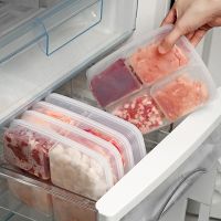 Refrigerator Storage Box Frozen Meat Compartment Food Sub-packed Onion Ginger Preparation Dishes Frozen Crisper Container