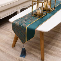 Luxury Table Runner Table Splicing European Jacquard Patchwork Gold Strip Bed Runner Table Flag Fashion Household Adornment Supplies Tea Coffee Table Cloth