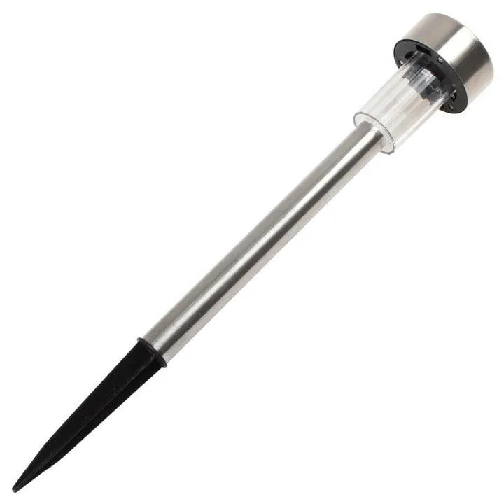 Đèn sân vườn năng lượng mặt trời inox new