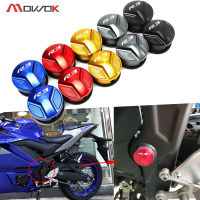 สำหรับ Yamaha yzf R3 MT03 MT-03 2018 2019 2020 2021 2022 CNC อลูมิเนียมอัลลอยด์รถจักรยานยนต์เฟรมหลุมฝาครอบป้องกัน