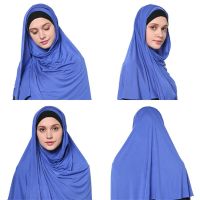 【CW】 Multicolor Soft Cotton Muslim Headscarf Instant Hijab Jersey Scarf femme musulman hijabs shawls and wraps Scarves