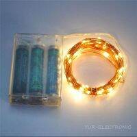 (พร้อมส่ง)ไฟประดับตบแต่งอเนกประสงค์5M 50LED Micro Rice Wire ลวดทองแดง Fairy String(ส่งฟรี)