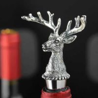 【YF】ஐ™  Stag Wine Pourer Bottle Stoppers Aerators Bar Tools Stopper