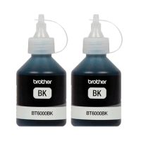 Brother BT6000BK หมึกแท้ สีดำ ***ไม่มีกล่อง *** จำนวน 2 ชิ้น ใช้กับพริ้นเตอร์ Brother : DCP-T300/T500W/T700W, MFC-T800W