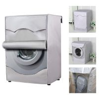 Front Load Laundry Dryer Covers Washing Machine Cover Waterproof Case Sunscreen Dustproof Washing Machine Cover Silver Coating Adhesives Tape