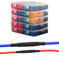 140/150/164 PCS 2:1 Heat Shrink Tube Kit Shrinking Assorted Polyolefin Insulation Sleeving Heat Shrink Tubing Wire Cable Electrical Circuitry Parts