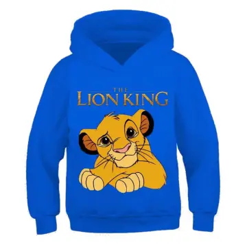 Zara x Disney Lion King Women Gray Hooded Simba Sweatshirt Size