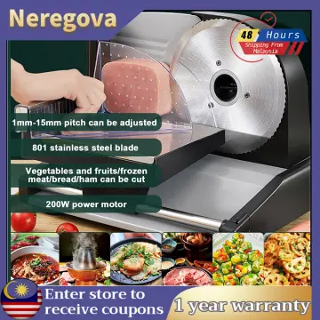 801 Electric meat Slicer 200W Household Fruit and Mutton Slicer