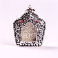 Nepal Vintage Gawu Box Pendant Tibetan Pendant Protector Jewelry Pendant can be opened for safe transportation necklace RR26