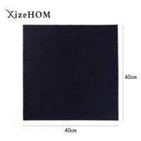 XizeHOM 40x40cm Large Microfiber Eyeglasses Cloth Sunglasses Eyewear Specs Cleaning Cloth Glasses Black Clean Lens cloth