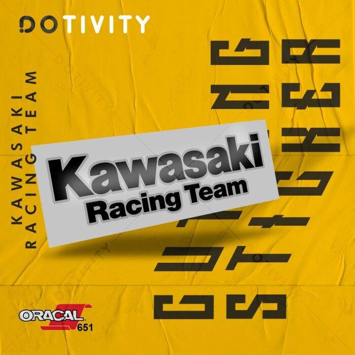 Cutting Sticker KAWASAKI RACING TEAM v2 Lazada Indonesia