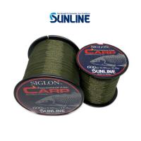 สายเอ็น Sunline รุ่น Siglon Carp ยาว 600 เมตร เบอร์ 15/20/25/30/40 LB สีเขียวขี้ม้า สายพันธ์แท้จากญี่ปุ่น